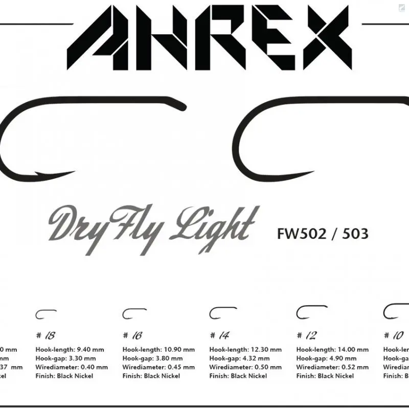 Ahrex FW503 - Dry Fly Light Barbless 2 Ahrex FW503 - Dry Fly Light Barbless - Bild 2