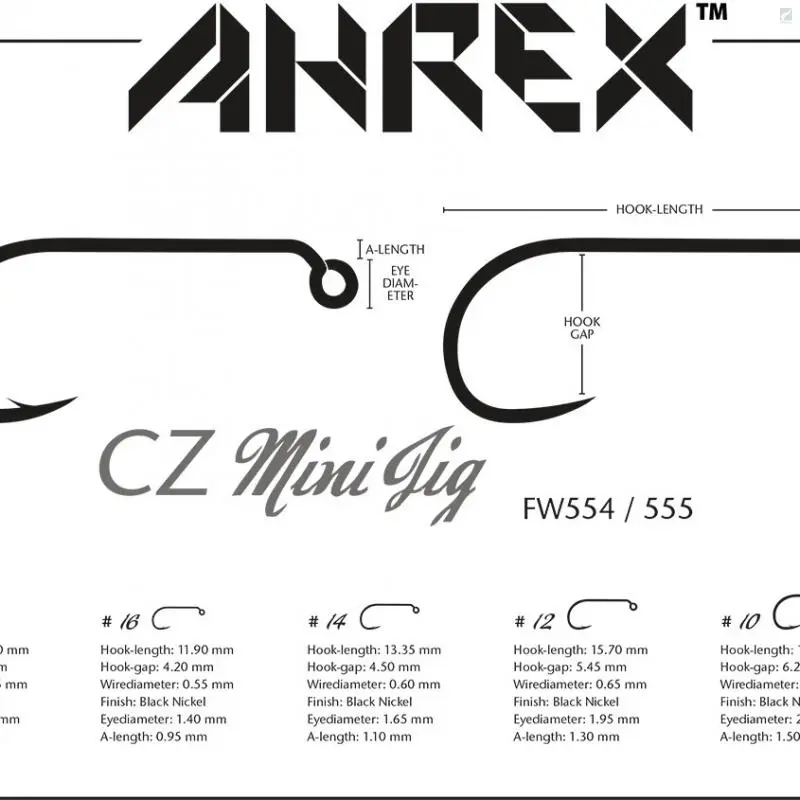 Ahrex FW555 - CZ Mini Jig Barbless 2 Ahrex FW555 - CZ Mini Jig Barbless - Bild 2