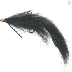 Unique Flies Brass Hare Black