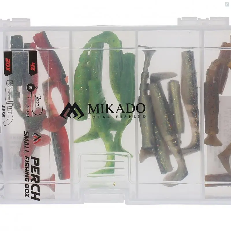 Mikado Small Set Perch Soft Lure Kit 1 Mikado Small Set Perch Soft Lure Kit
