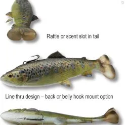Savage Gear 4D Line Thru Pulsetail Trout 5 Savage Gear 4D Line Thru Pulsetail Trout -Beten Försäljning savage gear 4d line thru pulsetail trout 2