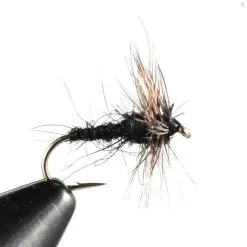Unique Flies Svart Mygg